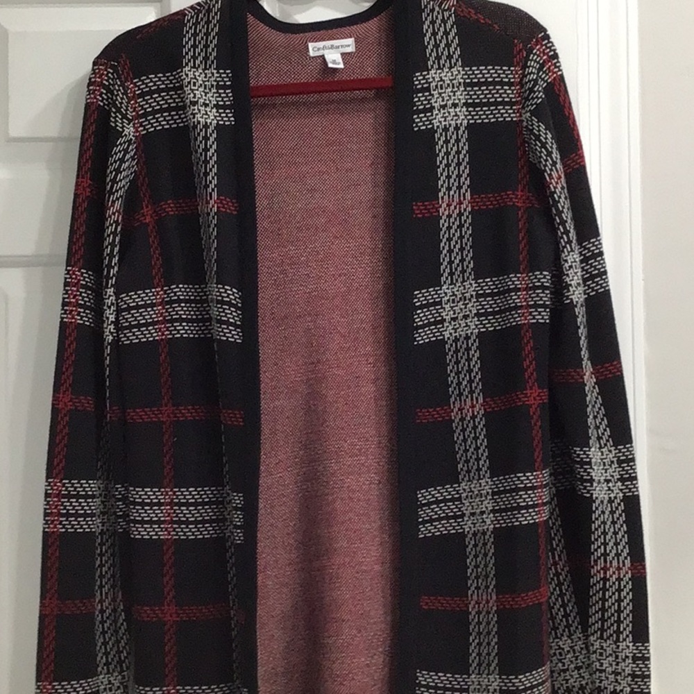 Open Front Cardigan With Matching Shell-2pieces - image 4